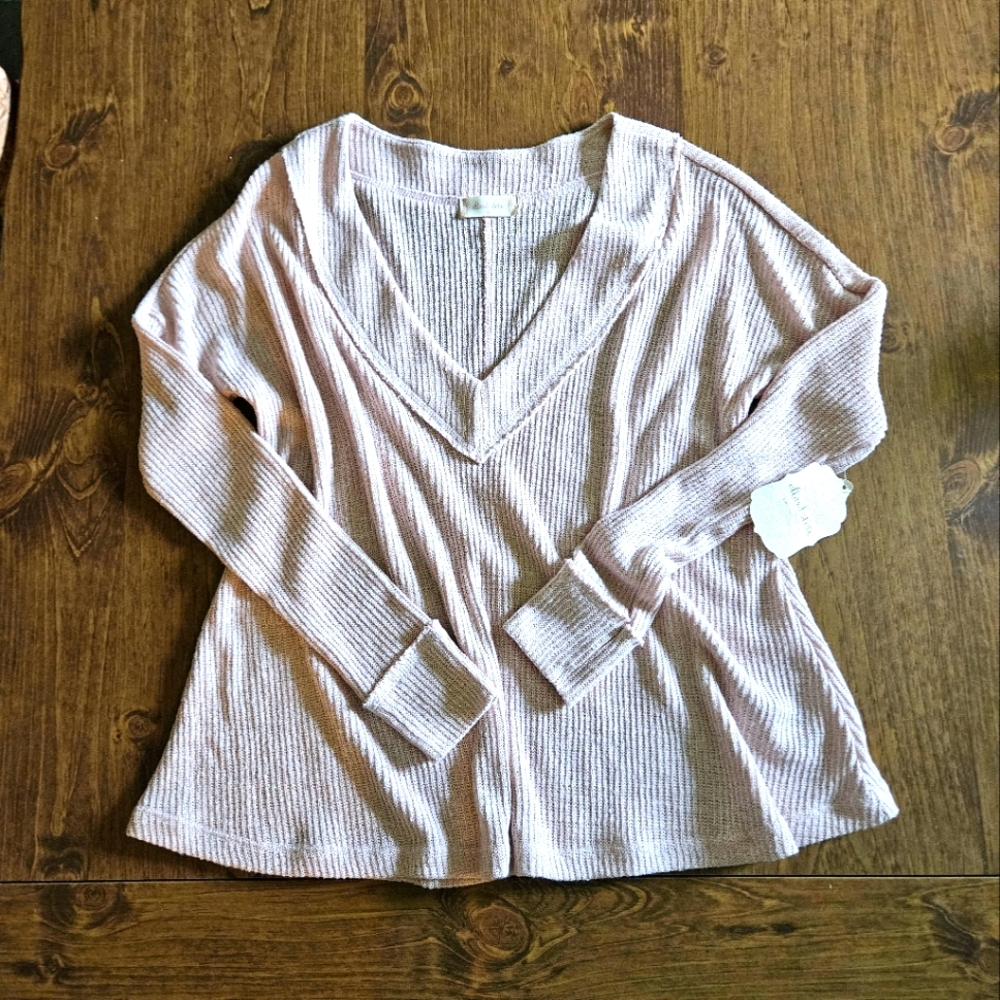 NWT Altar'd State Knit V Neck Sweater